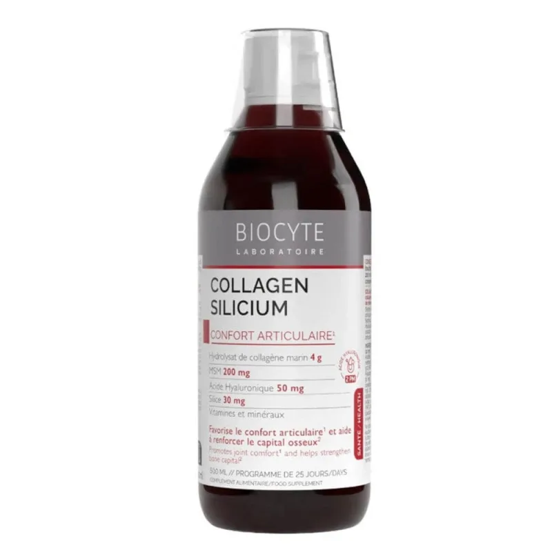 Biocyte Health Collagen Silicum cu colagen și acid hialuronic Confort Articulaire 500ml — preț și oferte