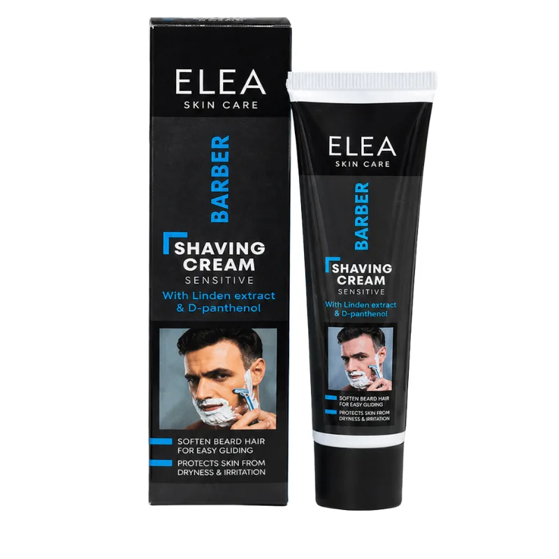Crema de ras pentru ten sensibil barbati, Elea | 100 ml SOLVEX COSMETICS INFINITY — preț și oferte