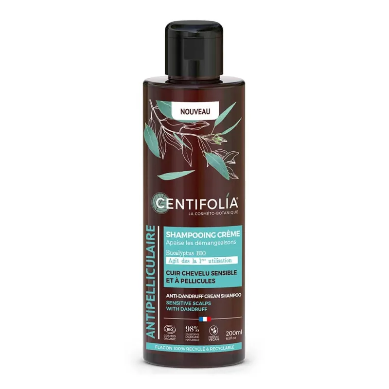 Centifolia Anti-mătreață Șampon organic cremă pentru scalp sensibil 200 ml — preț și oferte