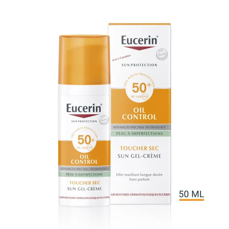 Eucerin Sun Protection Oil Control Face Protection Dry Touch SPF50+ 50ml — preț și oferte