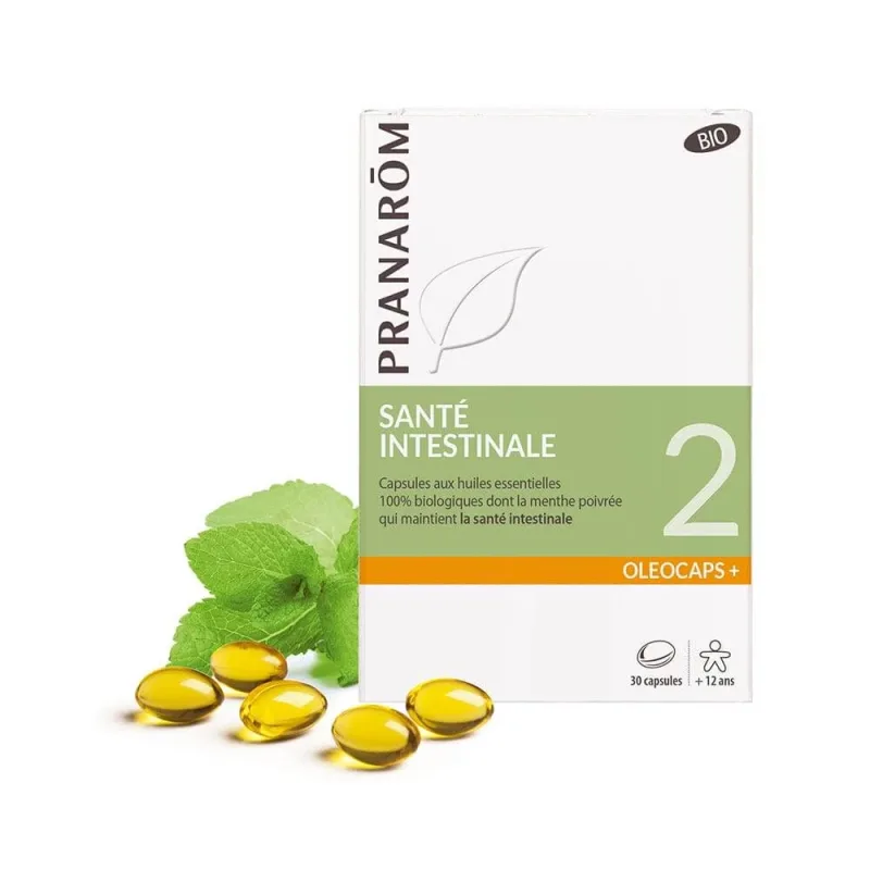 Pranarôm Oléocaps N°2 Sănătate intestinală organică 30 Oleocaps+ Capsule — preț și oferte