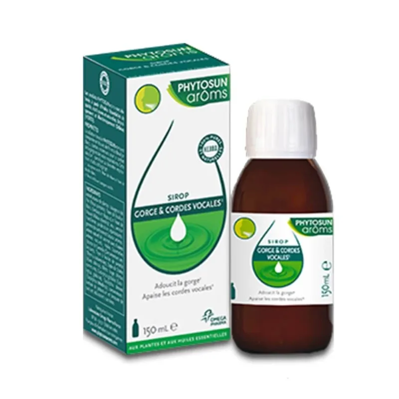 Phytosun Aroms Sirop pentru gât și coarde vocale 150 ml — preț și oferte