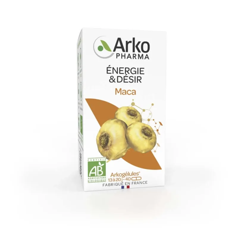Arkopharma Arkocapsule Maca Tone și Vitalitate 40 Capsule — preț și oferte