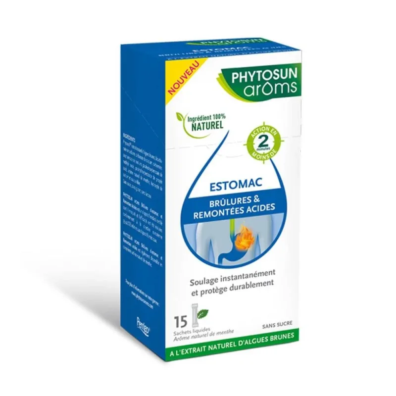 Phytosun Aroms arsuri la stomac și reflux acid aromă naturală de mentă x15 pungi — preț și oferte