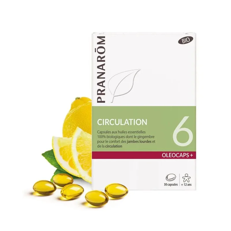 Pranarôm Oléocaps N°6 Circulație Bio 30 Capsule — preț și oferte