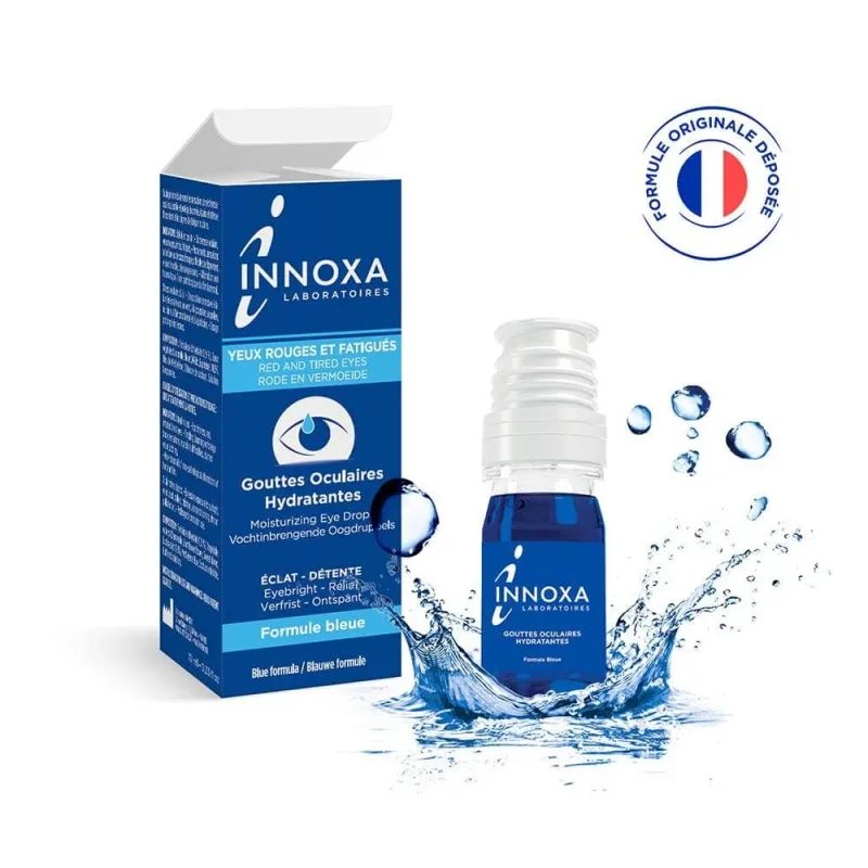 Innoxa Picături hidratante pentru ochi, Formula albastră, 10 ml — preț și oferte