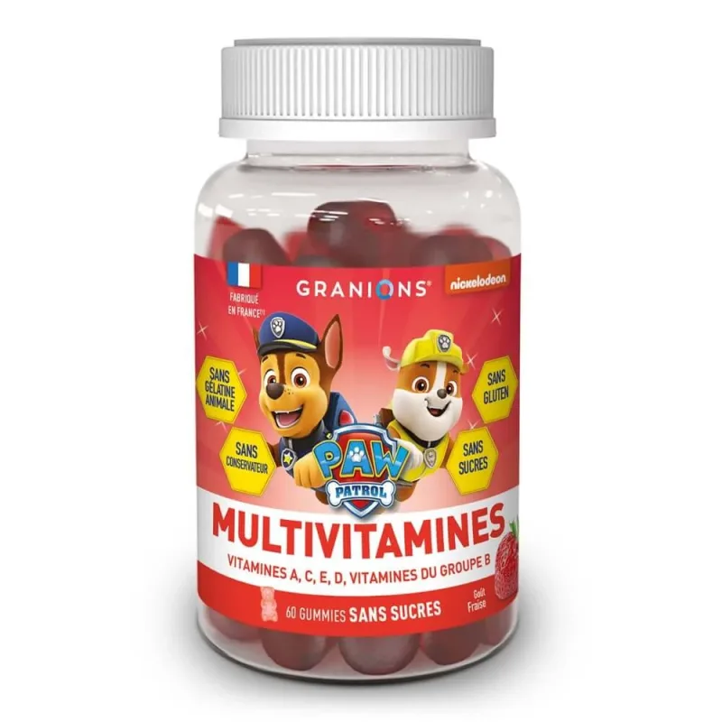 Granions Gummies Multivitamine pentru copii Patrol Strawberry 60 gummies — preț și oferte