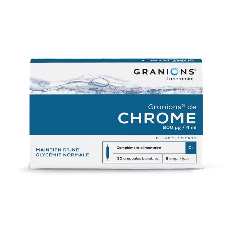 Granule Crom 200µg 30 fiole Granions — preț și oferte