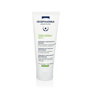 Isispharma Teen Derm Hydra cremă hidratantă compensatoare liniștitoare pentru pielea cu tendință acneică 40 ml