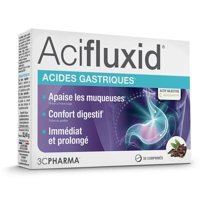 3C Pharma Acifluxid 30 comprimate — preț și oferte