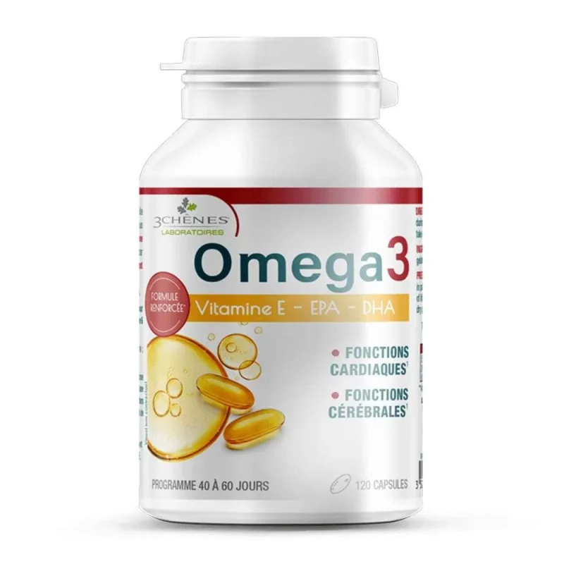 3 Chênes Omega 3 formulă îmbunătățită 120 capsule — preț și oferte