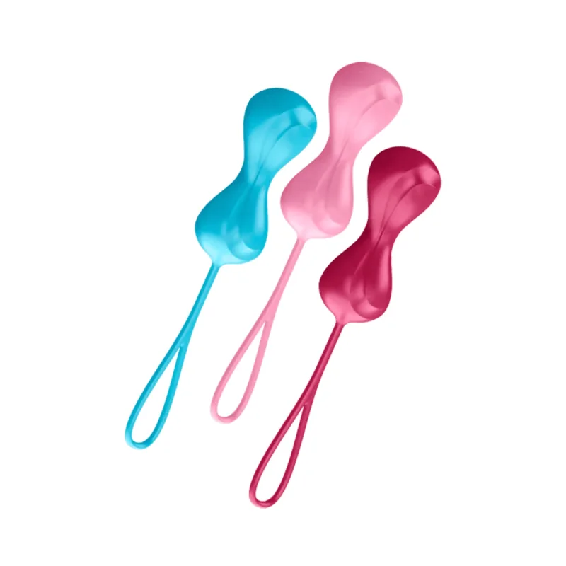 Satisfyer Power Balls, set de mingi de antrenament pentru mușchii podelei pelvine, 3 bucăți — preț și oferte