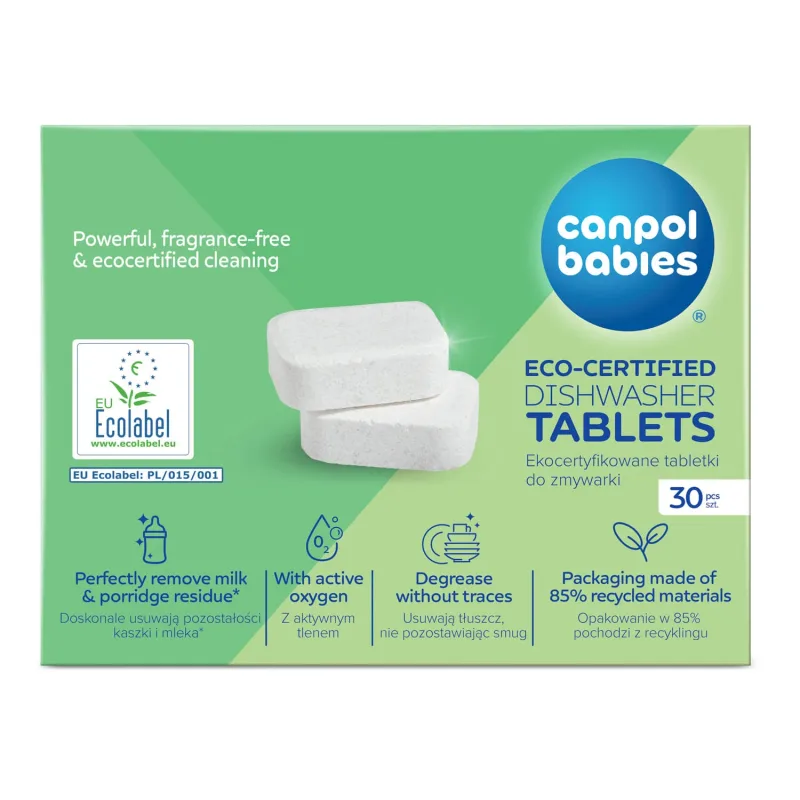 Canpol Babies, tablete de spălat vase eco-certificate, 30 bucăți — preț și oferte