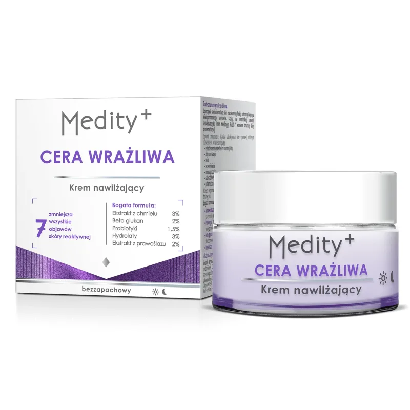 Ava Medity+ Sensitive Skin, cremă hidratantă, 50 ml — preț și oferte