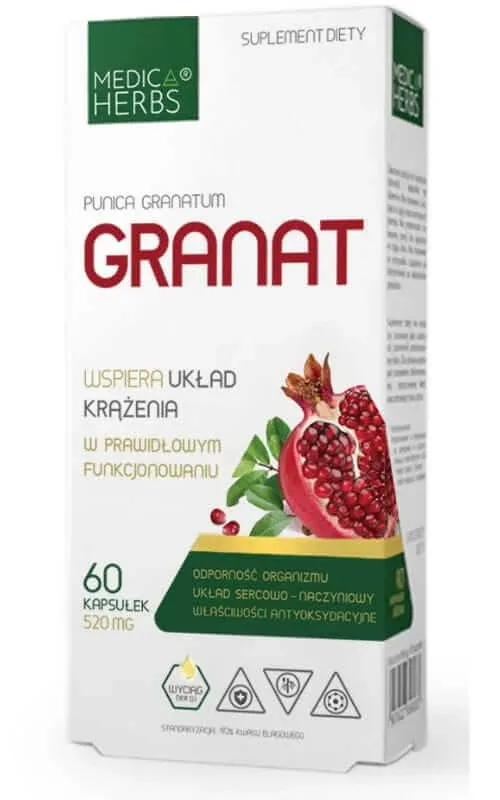 Rodie 520 mg, 60 capsule Medica Herbs — preț și oferte