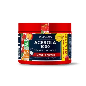 Dietaroma Acerola 1000 Energie Tonus 72 comprimate