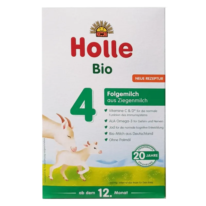 Holle Bio 4, lapte de continuare pe bază de lapte de capră, de la 12 luni, 400 g — preț și oferte