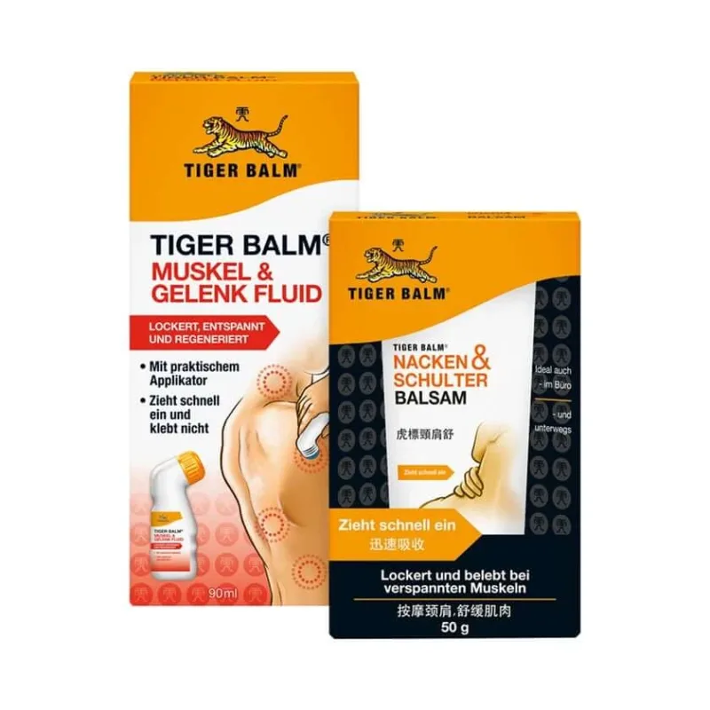 Tiger BALM articulații musculare + gât umăr 1 set — preț și oferte