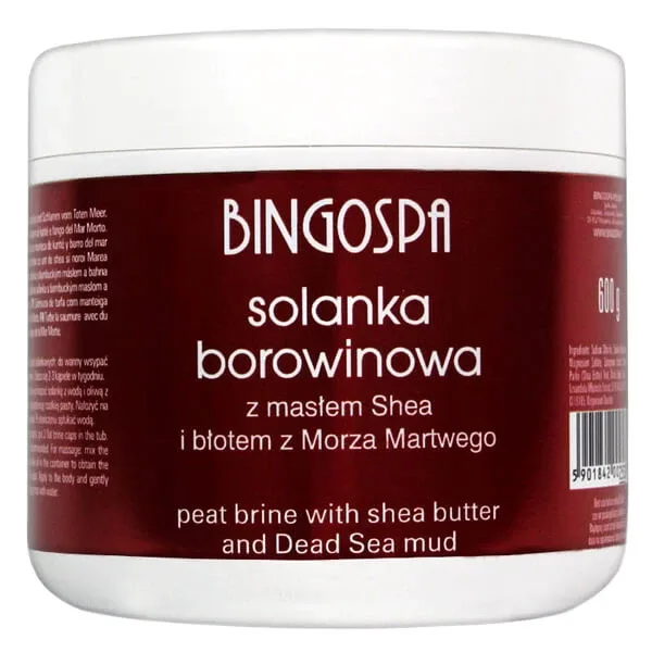 Bingospa, apă termală cu nămol cu unt de shea și nămol de la Marea Moartă, 600 g Bingo Cosmetics — preț și oferte