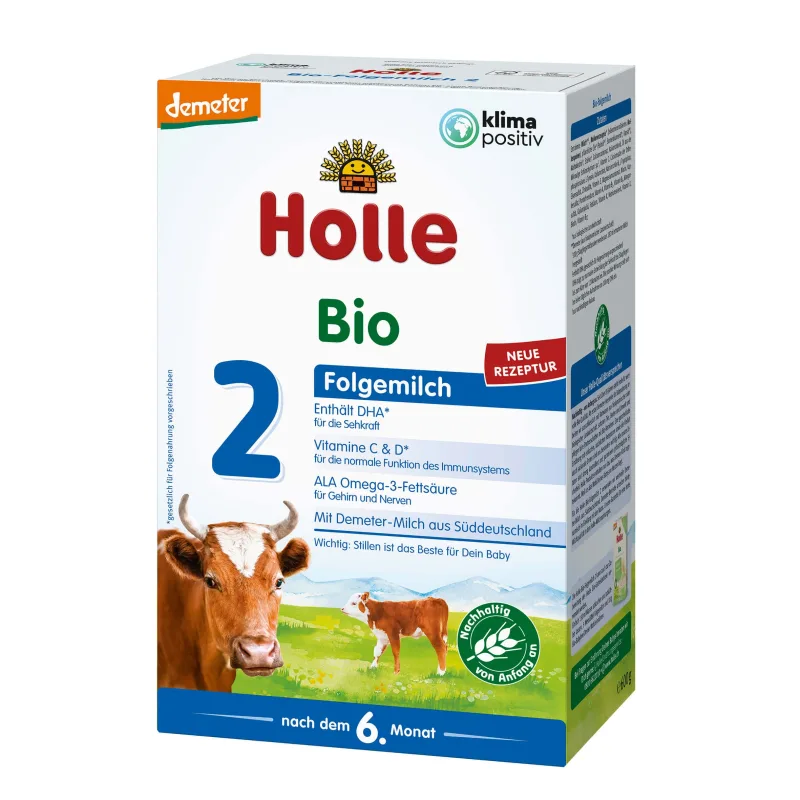 Holle Bio 2, Lapte de continuare, de la 6 luni, 600 g — preț și oferte