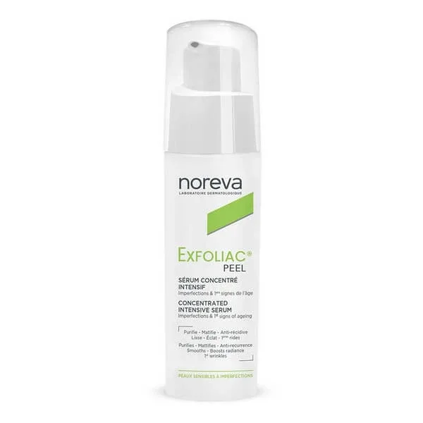 Noreva Exfoliac Peel ser peeling enzimatic 30 ml — preț și oferte