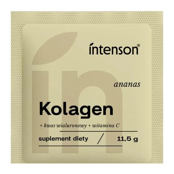 Intenson Colagen + acid hialuronic + vitamina C, pulbere, aromă de ananas, 11.5 g — preț și oferte