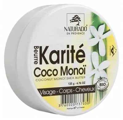 Naturado en Provence Unt de shea cu cocos și monoï organic 135 g — preț și oferte