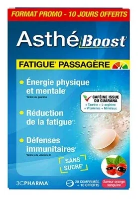 3C Pharma AsthéBoost 30 comprimate, dintre care 10 gratuite