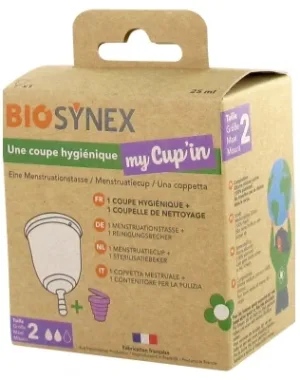 Biosynex My Cup'in – Cupă igienică, mărimea 2
