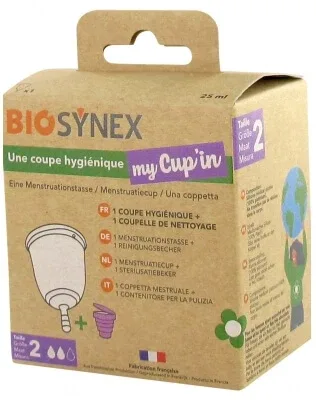 Biosynex My Cup'in – Cupă igienică, mărimea 2 — preț și oferte