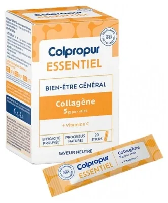Colpropur Essentiel – Bunăstare generală – Colagen 5 g, 20 de pliculețe — preț și oferte