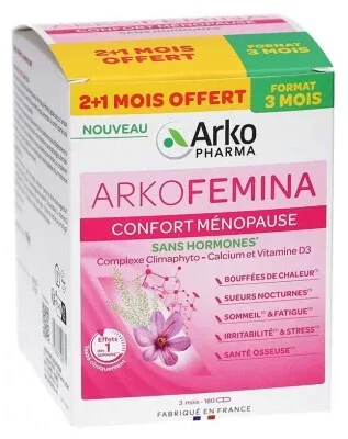 Arkopharma Arko Femina Confort Menopauză 180 de capsule — preț și oferte