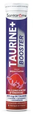 Santarome Taurine+ Booster 20 comprimate efervescente — preț și oferte