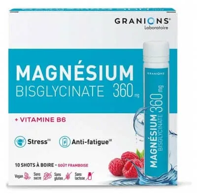 Granions Bisglicinat de magneziu 360 mg 10 doze — preț și oferte
