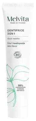 Melvita Pastă de dinți bio 3 în 1, 75 ml