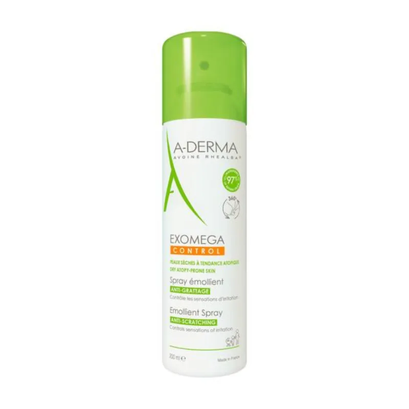 Spray emolient anti-prurit  Exomega Control, 200 ml, A-Derma — preț și oferte