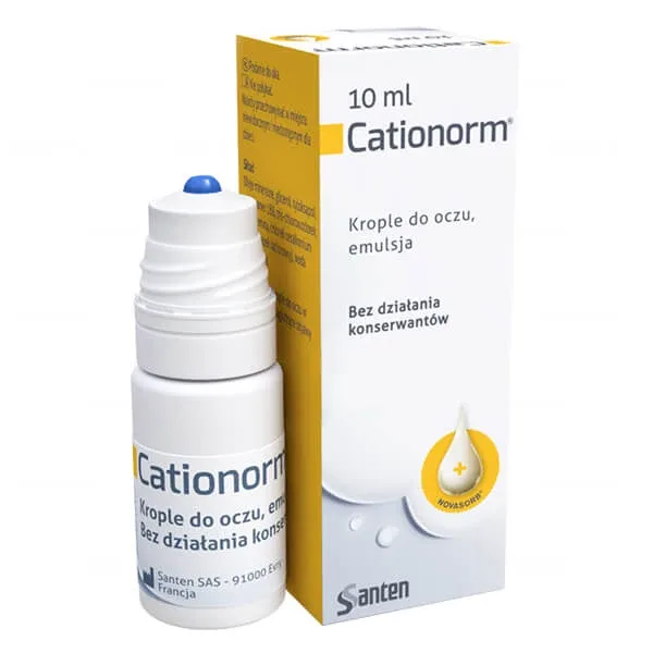 Cationorm, picături pentru ochi, emulsie, 10 ml — preț și oferte