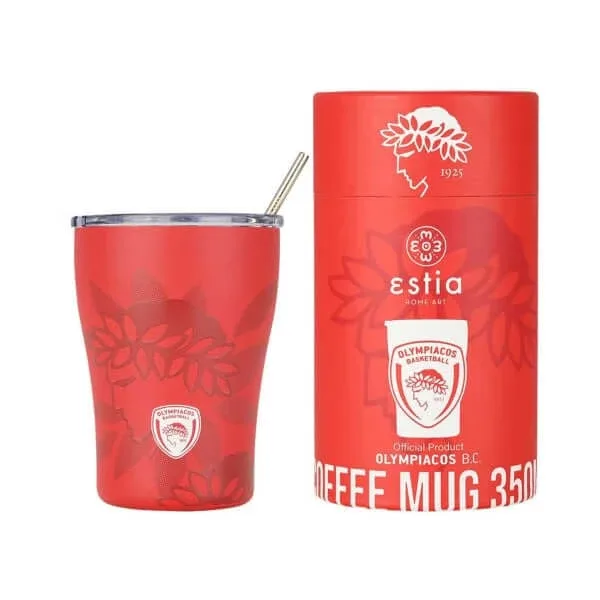 Estia | Pahar termic  Ediția Olympiacos B.C. |  350 ml — preț și oferte