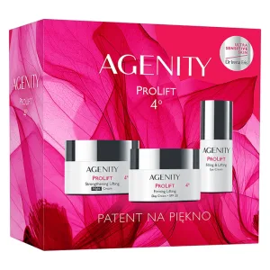 Set Agenity 4° ProLift 2025, cremă de zi de întărire, SPF 20, 50 ml + cremă de noapte de întărire, 50 ml + cremă de umplere pentru ochi, 15 ml