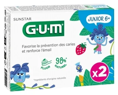 GUM Junior Gel de dinți, pachet de 2 x 50 ml — preț și oferte
