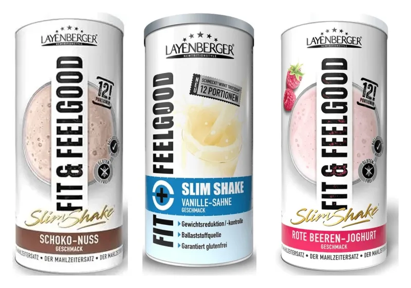 Shake Fit+Feelgood Slim cu aromă de mix, 396 g Layenberger — preț și oferte