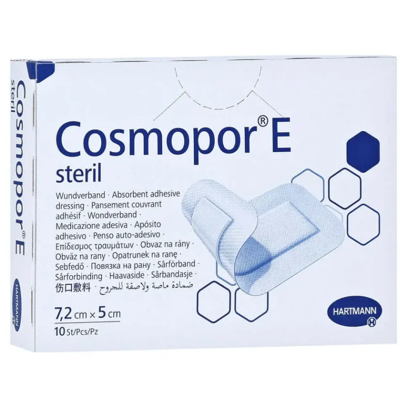 Pansament steril Cosmopor E 5x7.2 cm 10 buc. — preț și oferte