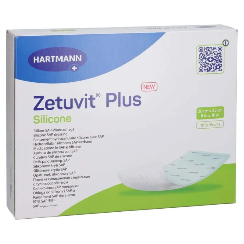Zetuvit Plus Silicon steril 20x25 cm 10 buc. — preț și oferte