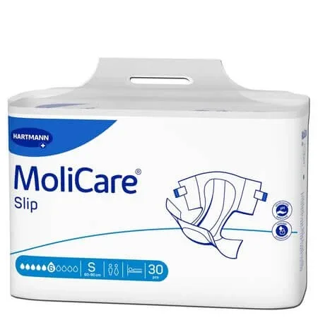 Scutece incontinenta severa adulti MoliCare Slip Extra Plus, marime S, 30 bucati, Hartmann — preț și oferte