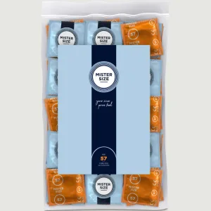 Prezervative Mister Size Pure Feel 57 mm - 100 bucăți