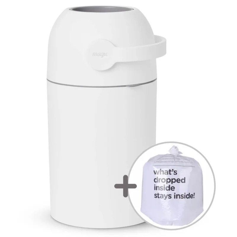 Magic Majestic, coș pentru scutece folosite, alb, 40 l + saci, 15 bucăți — preț și oferte
