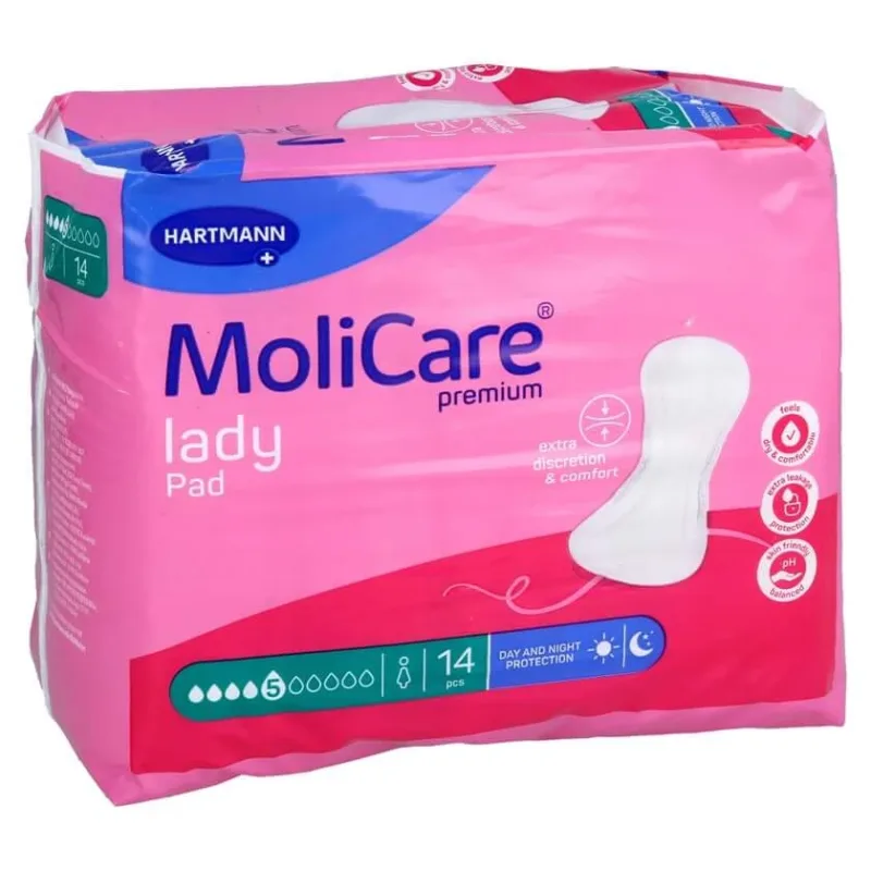 Molicare Premium Lady pad 5 picături 14 buc — preț și oferte