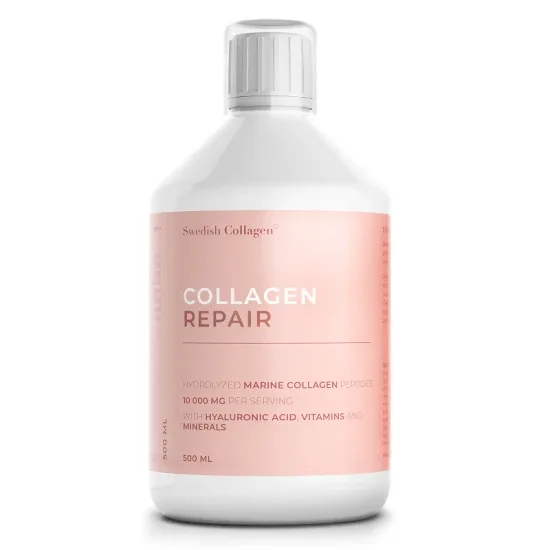 Colagen Lichid Repair cu Acid Hialuronic + Vitamine + Minerale 10.000 mg, 500 ml, Swedish Collagen — preț și oferte