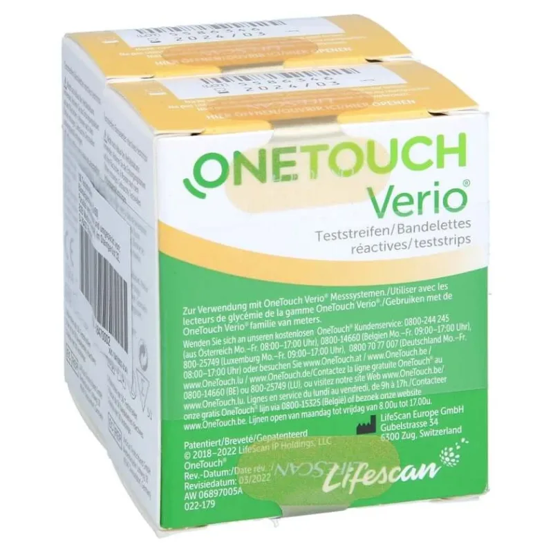 Benzi de testare ONE Touch Verio, 100 buc. — preț și oferte