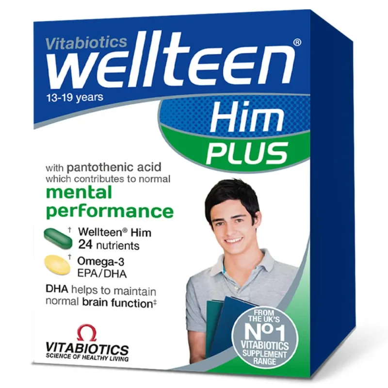 Vitabiotics Wellteen Him Plus 28tabs+28caps — preț și oferte